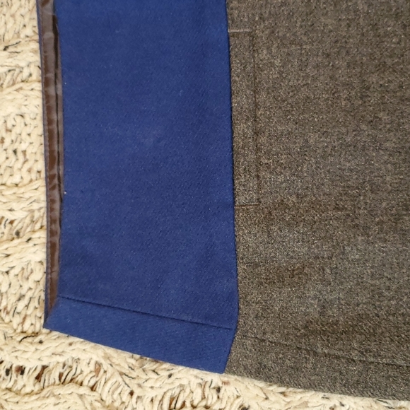 Gap 0P skirt grey and blue color blocking - Picture 2 of 6